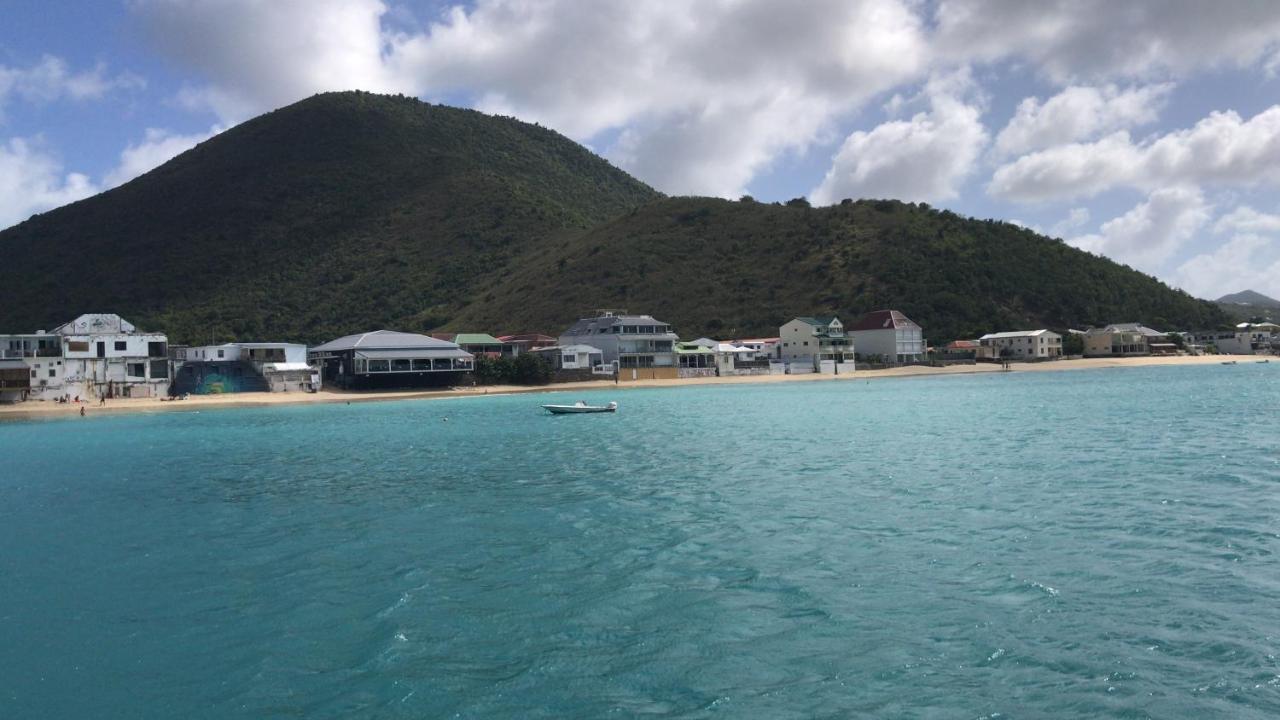 Reves De Tropiques - Grands Studios Avec Piscine Vue Ocean Acces Plage Direct Cul de Sac Kültér fotó