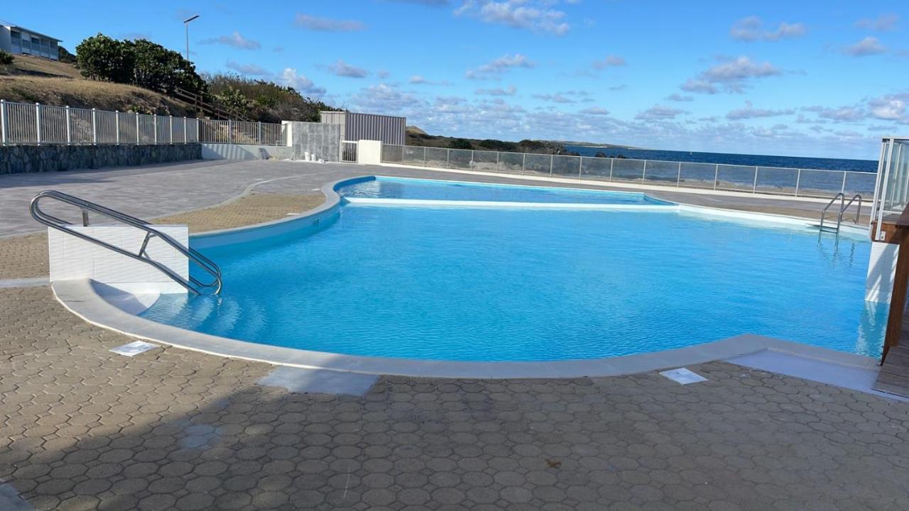 Reves De Tropiques - Grands Studios Avec Piscine Vue Ocean Acces Plage Direct Cul de Sac Kültér fotó